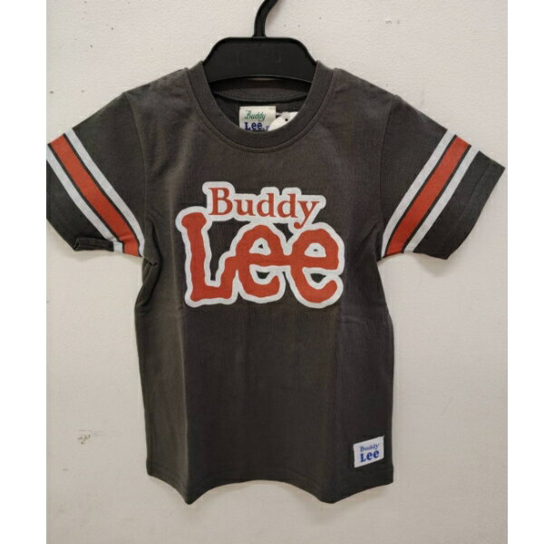 バディリー BUDDY LEE 袖ライン入りロゴ半袖Tシャツ 100cm ギフト 男の子 女の子 男女兼用 セール処分 キッズ