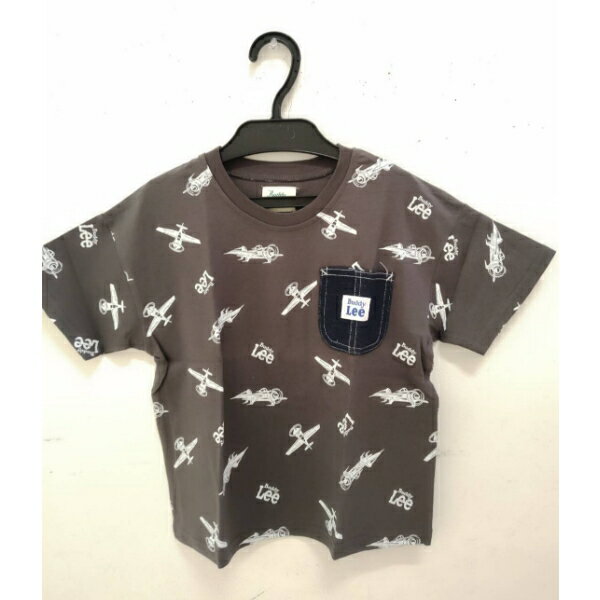 バディリー BUDDY LEE リー ロゴ&飛行機ビッグシルエット半袖Tシャツ 110 120cm ギフト 男の子 女の子 男女兼用 セール処分 キッズ