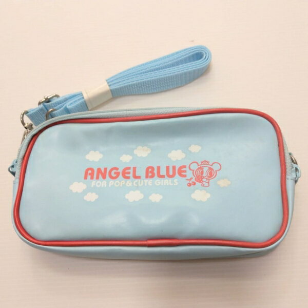 エンジェルブルー ANGELBLUE キラリちゃん ゲーム機入れ スマホポーチ ショルダーバッグ 可愛い ノベルティ ヴィンテージ