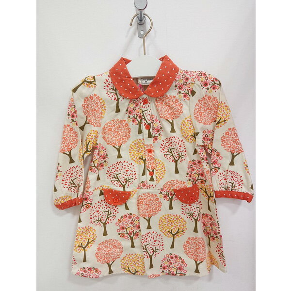 半額処分 定価3630円税込 セール キムラタン mother goose マザーグース【2015秋】森柄ワンピース 95 100cm ベビー