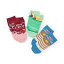 Lovetoxic ラブトキシック パッケージスニーカー丈ソックス 靴下 20 21 22 23 24 25cm いちご クリームソーダー ホットケーキ キッズ ジュニア