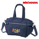 MIKI HOUSE 正規取扱店 / ミキハウスベア マザーバッグ かばん 紺 ネイビー 約20L