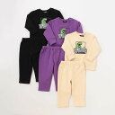XLARGE KIDS エクストララージ キッズ 【WEB限定】恐竜モチーフセットアップ 長袖 トレーナー パンツ 80cm ベビー