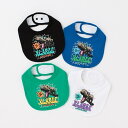 XLARGE KIDS エクストララージ キッズ 恐竜モチーフスタイ よだれかけ シロ クロ グリーン ブルー ブラック ベビー