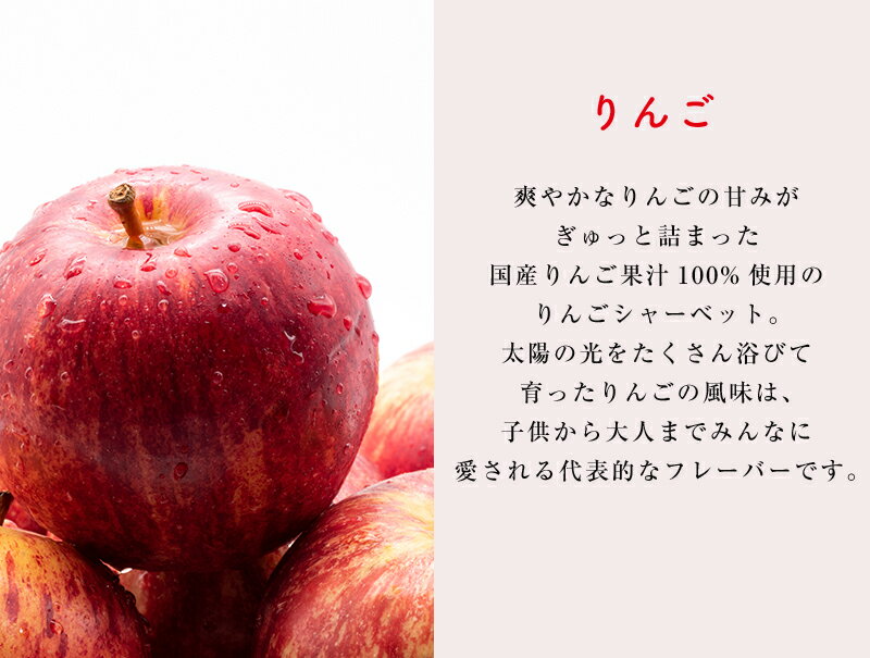 アイス シャーベット アイスクリーム｜和果の音色りんご6本セット｜スティック バー フルーツ 送料無料 ポスト投函 1000円ポッキリ※おひとり様3セットまで — vista 3