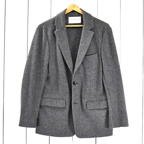 【10％OFF】美品 トゥモローランド TOMORROWLAND カシミヤ混 2つボタン シングル ジャケット 48 / L ダークグレー 63-07-54-07030 / 6TA050 【スーパーSALE】【送料無料】【中古】【メンズビジネス】202601