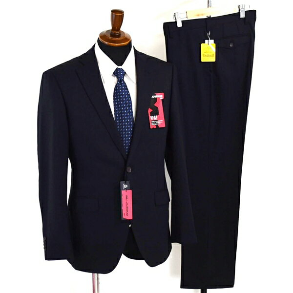 【美品】 Mr.JUNKO スーツ セットアップ ウォッシャブル ダークネイビー 美品 Mr.JUNKO ウォッシャブル 青山 スーツ セットアップ 黒 YA5