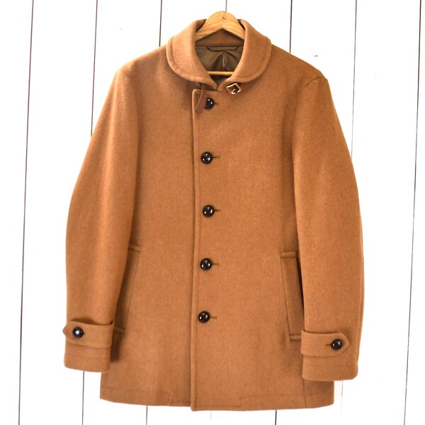 美品■schott ランチコート くるみボタン ネイビー 38 楽天市場】くるみボタン コート（メンズファッション）の通販