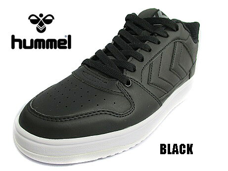 HUMMEL ヒュンメル　212966-2001　ST, POWER PLAY　BLACK ブラック　メンズ 　スニーカー 　靴　ローカット　通学　通勤　カジュアルシューズ