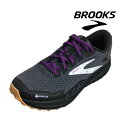 BROOKS ブルックス　BMW3932　Divide4 GTX ディバイド4　ブラック Black/Blackened/Pearl/Purple　ゴアテックス　防水　ウィメンズ　レディース　シューズ　スポーツ　ランニング　ジョギング 　ジム　トレイル　通学　通勤