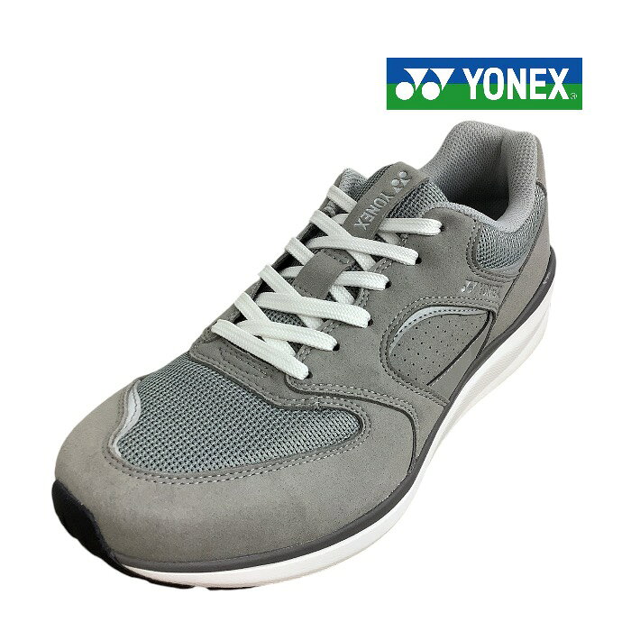 Rakuten - 【YONEX　ヨネックス　SHW123　パワークッション　グレー　3.5E】ランニング　ウォーキング　スニーカー　やわらかクッション　軽量
