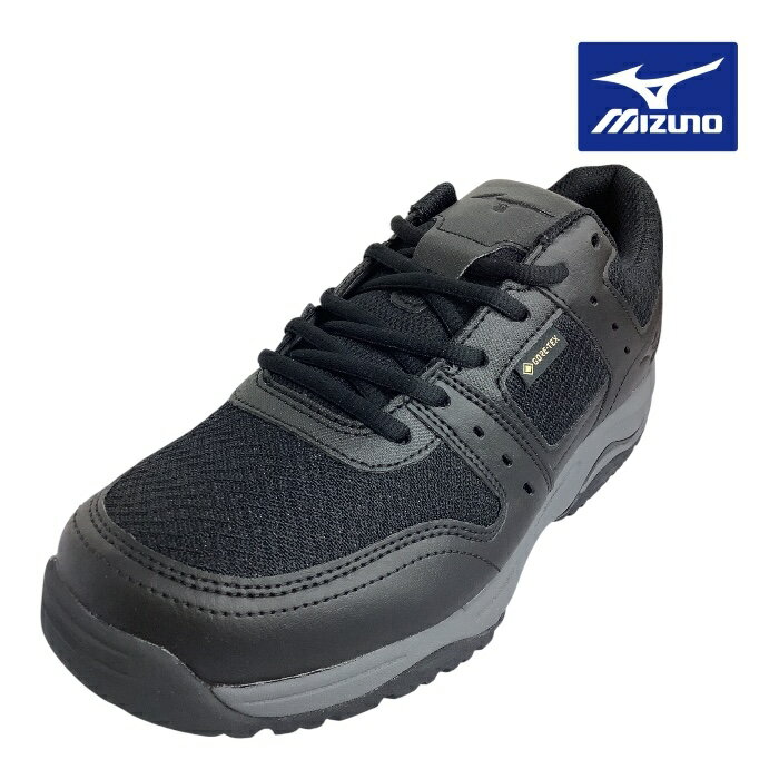 【MIZUNO　ミズノ OD100 B1GA230009 GTX8 BLACK ブラック 3E】　ゴアテックス　防水　ウォーキングシューズ カジュアルシューズ　抗菌　防臭　町履き