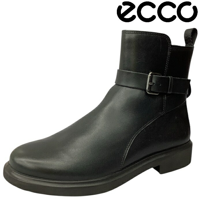 【ECCO エコー metropole amsterdam waterproof 222013-01001 ブラック】　ウィメンズ レザーウォータープルーフブーツ カジュアル フルグレインレザー