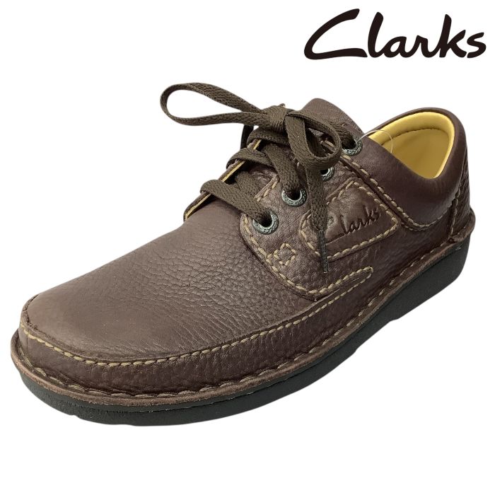 【CLARKS　クラークス　710J　BROWN　ブラウン】Nature 2 ネイチャーツー　幅広4E　本革　メンズ　コンフォートシューズ　靴　カジュアル　ビジネス　街歩き