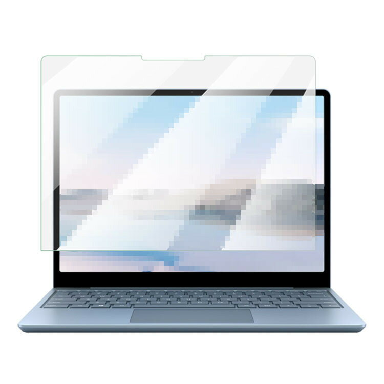 Surface Laptop Go/Go 2 (12.4インチ) 強化ガラス 液晶保護フィルム HDフィルム 傷つき防止 サーフェス ラップトップ Go 液晶保護シート 衝撃 傷 シート