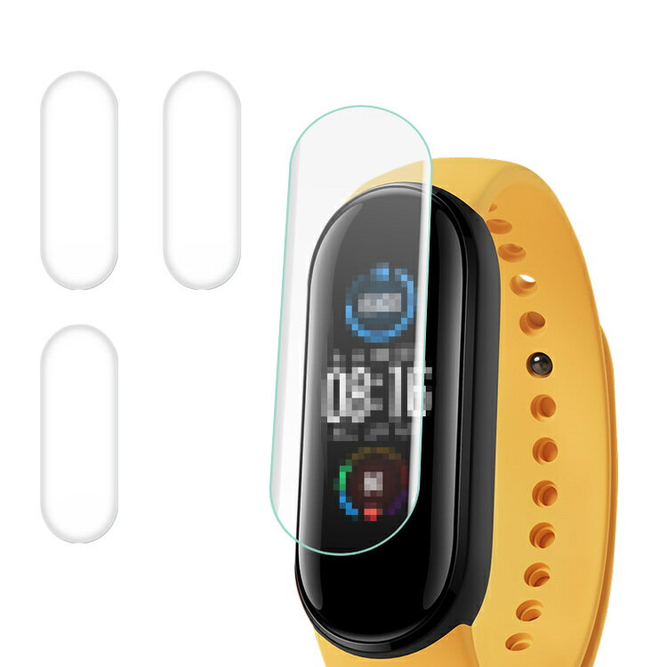 Xiaomi Mi band 6 ޡȥ֥쥹åȲݸե 3祻å PETǺ 㥪 Mi ޡȥХ6 վݸ...