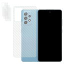 Samsung Galaxy A52 5G 背面保護フィルムカーボン調 3枚セット バックフィルムシンプル サムスン ギャラクシー A52 5G SC-53B ...