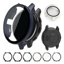 GARMIN Venu 2 Plus ケース GARMIN Venu 2/2S カバー 液晶面強化ガラス 全面保護 液晶保護ケース 単色/クリア フィルム一体 ハードケース ガーミン(2)