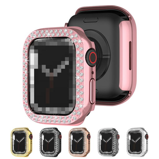 Apple Watch Series SE 2022 ケース/カバー かわいい ラインストーン きらきら メッキ プラスチック ケース 40mm/44mm アップルウォッチ シリーズSE 2022 ハードケース 保護ケース 装着簡単 Apple Watch Series SE 2022 ケース/カバー かわいい ラインストーン きらきら メッキ プラスチック ケース 40mm/44mm アップルウォッチ シリーズSE 2022 ハードケース 保護ケース 装着簡単