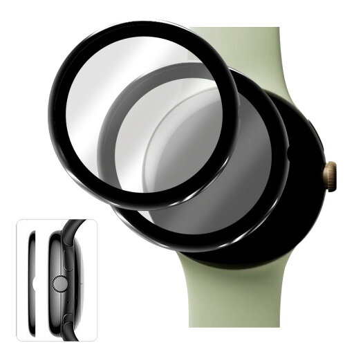 Google Pixel Watch 液晶保護フィルム 2枚入り 曲面対応 全面保護 PMMA素材 傷防止 プロテクター フィルム 保護シート ピクセル ウォッチ pixelwatch ピクセルウォッチ Google Pixel Watch 液晶保護フィルム 2枚入り 曲面対応 全面保護 PMMA素材 傷防止 プロテクター フィルム 保護シート ピクセル ウォッチ pixelwatch ピクセルウォッチ