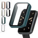 Xiaomi Smart Band 7 Pro ケース ガラスフィルム ケース カバー 液晶保護カバー シャオミ スマートバンド7 プロ ハードケース 保護ケース フィルム一体型 強化ガラス付き 装着簡単 シャオミー(2)