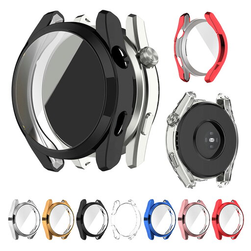 Huawei Watch 3 Pro new ケース カバー メッキ / クリア 液晶保護 フィルム一体 保護ケース/カバー ファーウェイウォッチ3 プロ TPU 耐衝撃ケース/カバー ソフトケース Huawei Watch 3 Pro new ケース カバー メッキ / クリア 液晶保護 フィルム一体 保護ケース/カバー ファーウェイウォッチ3 プロ TPU 耐衝撃ケース/カバー ソフトケース