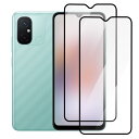 Redmi 12C ガラスフィルム 強化ガラス 2枚セット 硬度9H 液晶保護ガラス フィルム シャオミ リドミ 12C 液晶保護ガラスシート 画面保護 傷防止 シャオミー レドミー