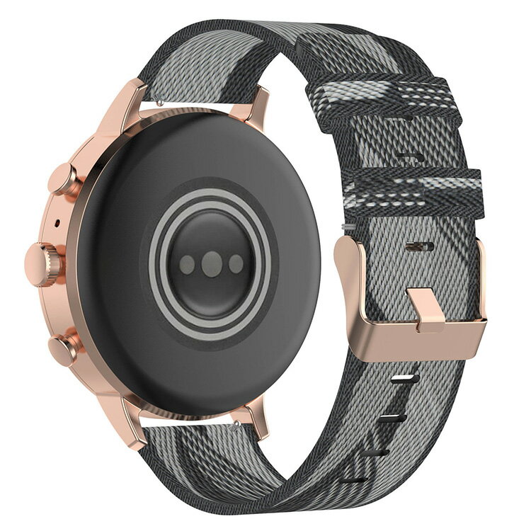 Garmin Forerunner 265 265S バンド ベルト ナイロン キャンバス調 バンド幅 22mm/18mm 交換リストバンド/交換バンド/交換ベルト おすすめ ソフトバンド ガーミン フォアランナー 265 Music 265S Music 255 255 Music 255S 255S Music
