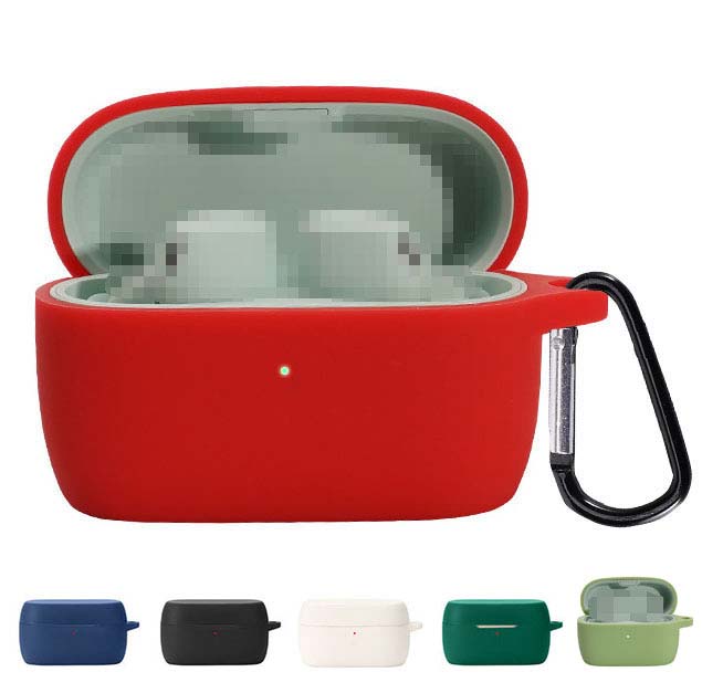 Jabra Elite 4 ケース ワイヤレスイヤホン 保護シリコン ケース カラビナ付き ジャブラ エリート 4 カバー シンプル おしゃれ おすすめ 傷防止 ソフトケース ヘッドホン 保護ケース