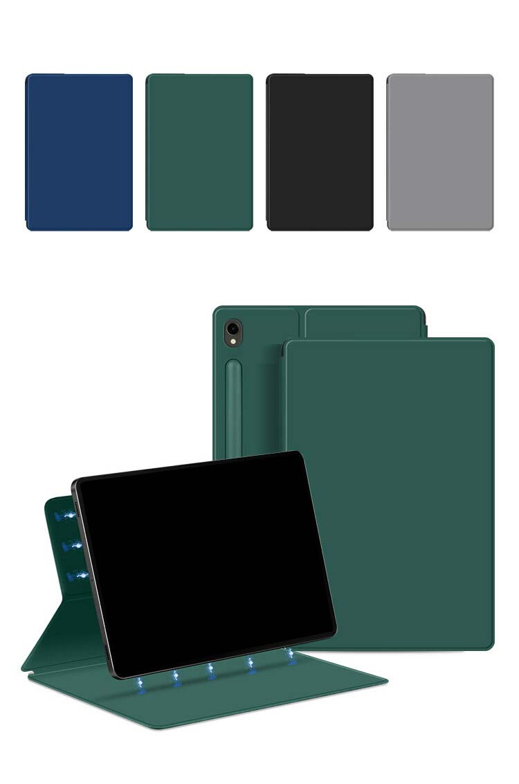 Samsung Galaxy Tab S9 ケース 11インチ 手帳型 カバー PUレザー サムスン ギャラクシー タブS9 衝撃吸収 スタンド機能 シンプル おしゃれ おすすめ オートスリープ機能付き 手帳型 レザー タブレットPC ケース/カバー