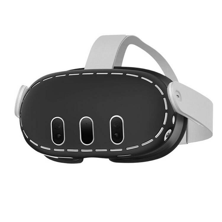 Meta Quest 3 ケース カバー シリコン 保護ケース/カバー メタ クエスト3 VR・MRヘッドセット 耐衝撃ケース/カバー ソフトケース