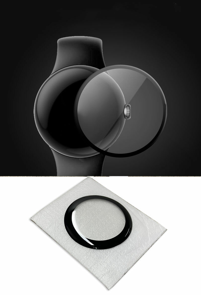 Google Pixel Watch 2 液晶保護フィルム 2枚入り 曲面対応 全面保護 PMMA素材 傷防止 プロテクター フィルム 保護シート ピクセル ウォッチ2 pixelwatch 2
