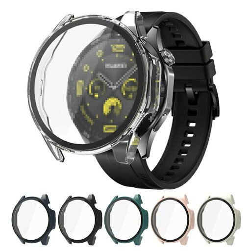 HUAWEI WATCH GT 4 ケース カバー 強化ガラス(ガラスフィルム)付き 全面保護 液晶保護ケース ファーウェイウォッチ GT 4 41mm/46mm 単色/クリア フィルム一体 ハードケース HUAWEI WATCH GT 4 ケース カバー 強化ガラス(ガラスフィルム)付き 全面保護 液晶保護ケース ファーウェイウォッチ GT 4 41mm/46mm 単色/クリア フィルム一体 ハードケース