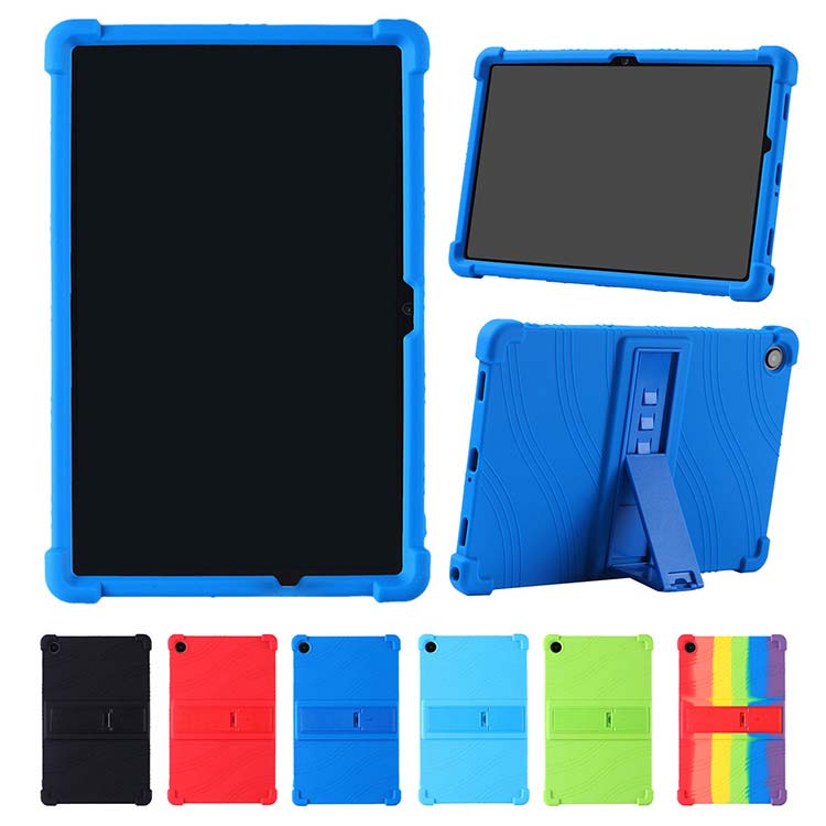 Galaxy Tab A9+ ケース 11インチ 耐衝撃 カバー スタンド機能 角 保護 コーナーバンパー サムスン ギャラクシー タブ A9+ 衝撃吸収 保護ケース シリコンケース ソフトケース カラフル おしゃれのサムネイル