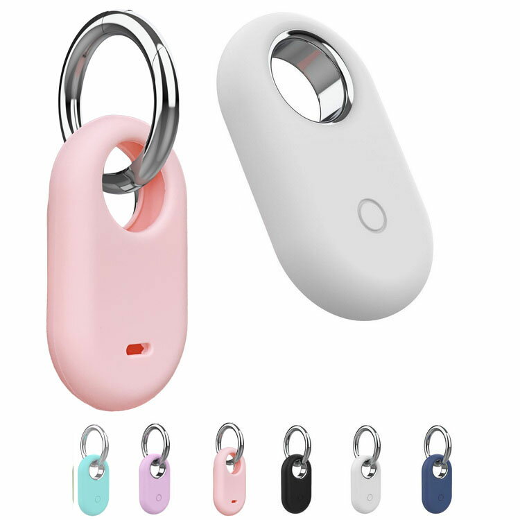 Galaxy SmartTag2 ホルダー ケース カバー カラビナ付き保護ケース エアタグ 紛失防止 シリコン保護カバー