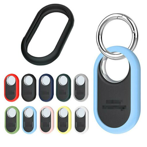 Galaxy SmartTag2 ホルダー ケース カバー カラビナ付き保護ケース エアタグ 紛失防止 シリコン保護カバー Galaxy SmartTag2 ホルダー ケース カバー カラビナ付き保護ケース エアタグ 紛失防止 シリコン保護カバー