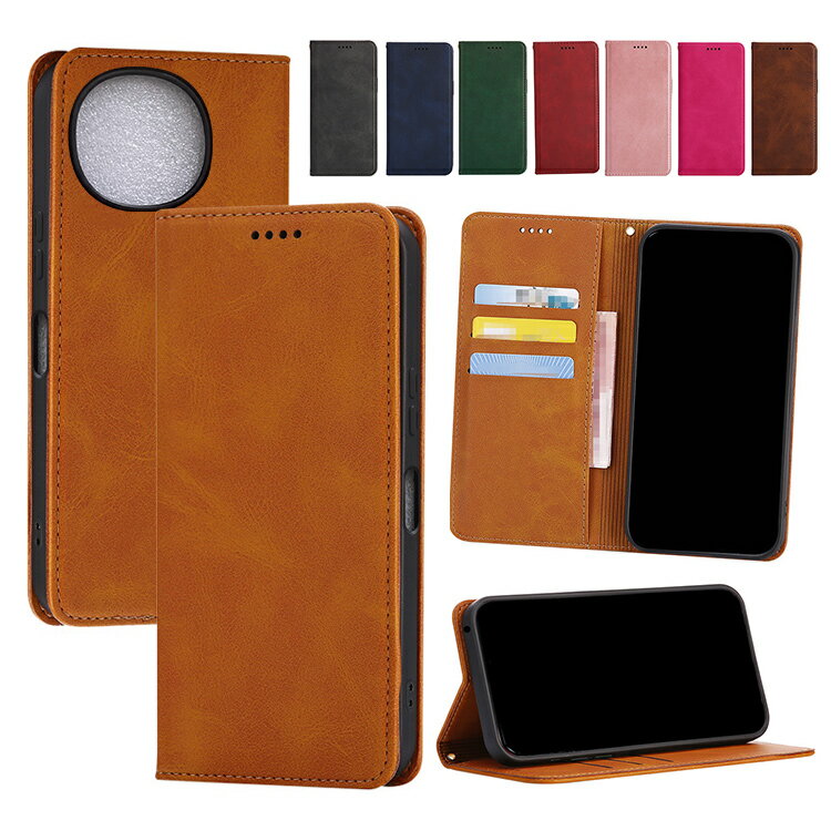 AQUOS R9 ケース 手帳型 カバー PUレザー 手帳型レザーケース スタンド機能 カード収納 ストラップ穴 SHARP シャープ アクオス R9 すすめ おしゃれ スマホ スマートフォンケース/カバー