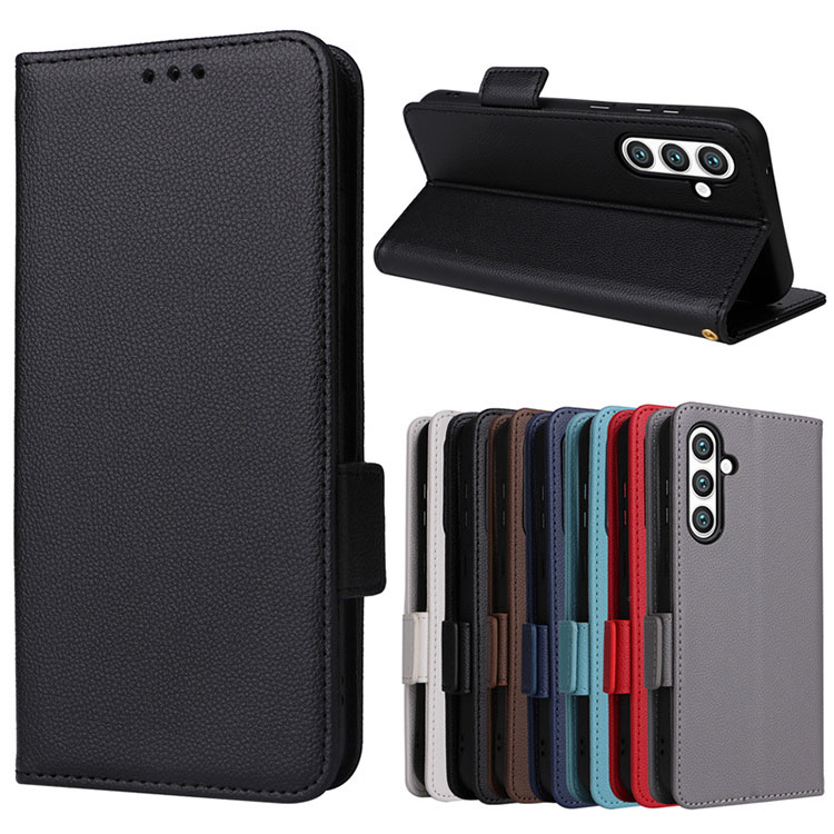 Galaxy S24FE ケース 手帳型 カバー 手帳型PUレザーケース スタンド機能 カード収納 ストラップ付き PUレザー 保護ケース ストラップ穴 Samsung サムスン ギャラクシー S24 FE おすすめ おしゃれ スマートフォン/スマフォ/スマホケース/カバー