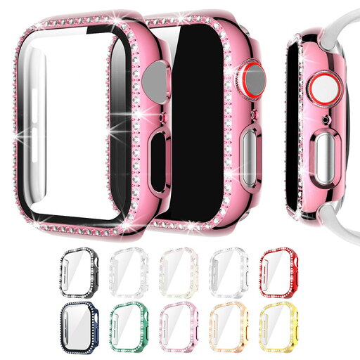Apple Watch Series 10 ケース 耐衝撃 カバー かわいい/きらきら ラインストーン エレガント メッキ 強化ガラス ガラスフィルム付き 全面保護 液晶保護ケース アップルウォッチ10 42mm/46mm 単色/クリア フィルム一体 ハードケース Apple Watch Series 10 ケース 耐衝撃 カバー かわいい/きらきら ラインストーン エレガント メッキ 強化ガラス ガラスフィルム付き 全面保護 液晶保護ケース アップルウォッチ10 42mm/46mm 単色/クリア フィルム一体 ハードケース