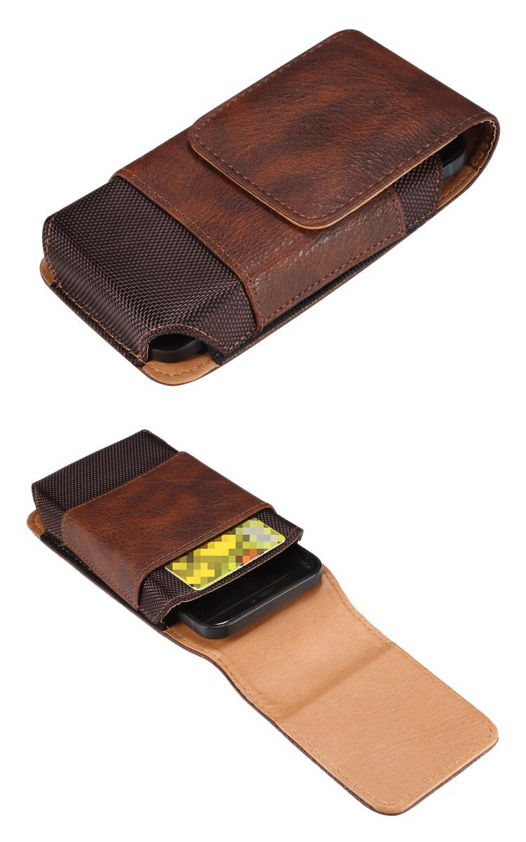 XREAL Beam Pro ケース 縦仕様 ウエストバッグ ウエストポーチ ホルダー ホルスター PUレザー カード収納 ベルトループ ベルトクリップ エックスリアル ARコンピューティングデバイ スマホ スマートフォンケース/カバー