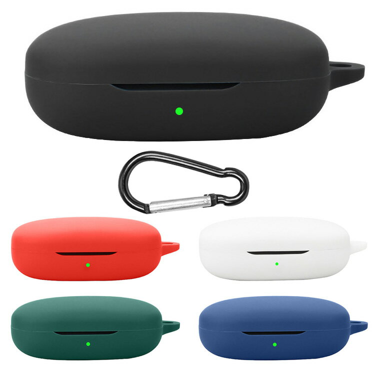 SoundPEATS Breezy ケース シリコン シンプル カラビナ付き 保護カバー サウンドピーツ ブリーズィー ..