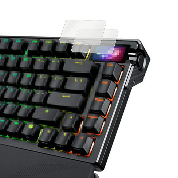 ROG Azoth Extreme ゲーミングキーボード ガラスフィルム 2枚入り 強化ガラス 液晶保護フィルム 硬度9H..