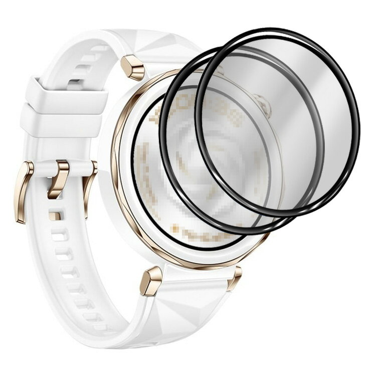 HUAWEI WATCH GT5 液晶保護フィルム GT 5 Pro 2枚入り 全面保護 PMMA素材 傷防止 プロテクター フィルム ファーウェイウォッチ GT 5 / GT 5 プロ 41mm / 42mm / 46mm 保護シート 液晶保護プロテクター