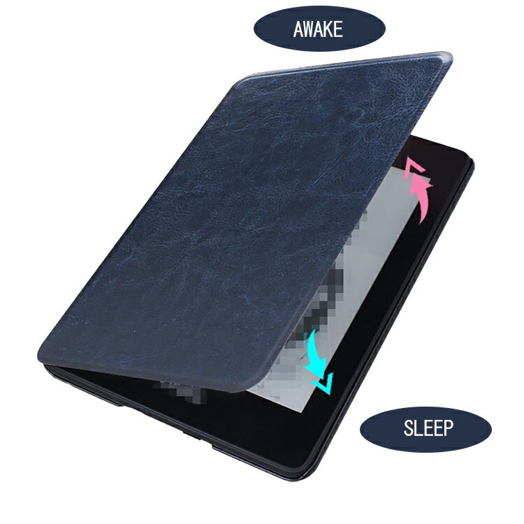 Kindle Paperwhite ケース / カバー (第12世代) 2024 7インチ 手帳型 かわいい PUレザー キンドル オートスリープ機能付き 電子書籍 リーダー おすすめ おしゃれ キンドル タブレットケース/カバー