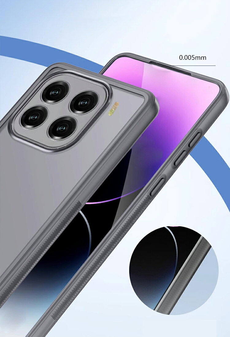 Xiaomi15 ケース 一体型カメラレンズ保護 強化ガラス 15 Pro カバー クリア 透明 TPU ソフト ケース 軽くて薄い シンプル ストラップ穴 小米 シャオミ 15/15 プロ おしゃれ おすすめ シャオミー 可愛い お洒落