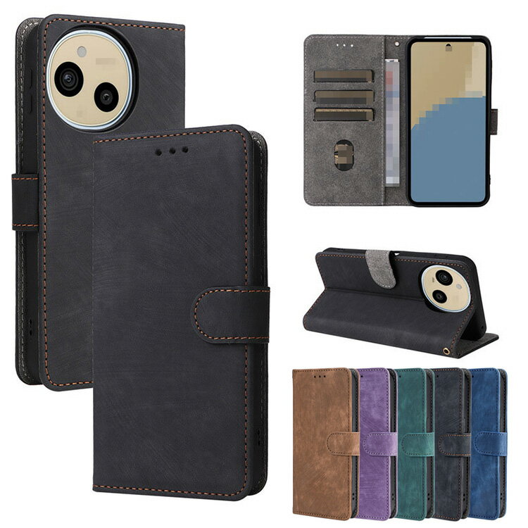 AQUOS sense9 ケース 手帳型 カバー PUレザー 手帳型PUレザーケース ストラップ穴 スタンド機能 カード収納 SHARP シャープ アクオス センス9 SHG14 SH-M29 SH-53E アンドロイド おすすめ おしゃれ スマフォ スマホ スマートフォンケース/カバー