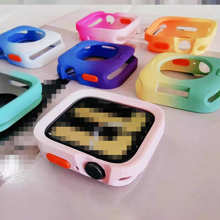 Apple Watch Series 10 ケース カバー TPU ソフトケース 保護ケース/カバー グラデーション アップルウォッチ10 42mm/46mm 耐衝撃ケース/カバー