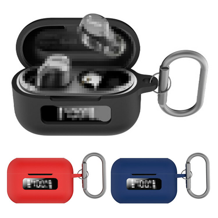 TOZO NC9 2024モデル ケース シリコン シンプル カラビナ付き 保護カバー ワイヤレスイヤホン おすすめ おしゃれ 傷防止 保護ケース カバー