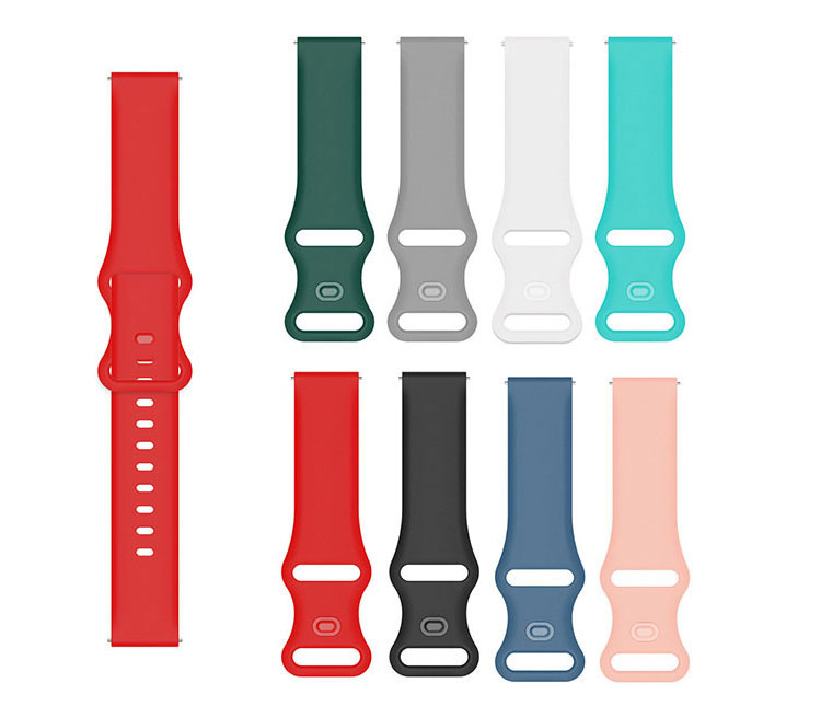 Garmin Approach S50 / S44 バンド ベルト シリコン バンド幅 20mm 交換リストバンド/交換バンド/交換ベルト おすすめ ソフトバンド シリコンバンド ガーミン アプローチ S50 / S44
