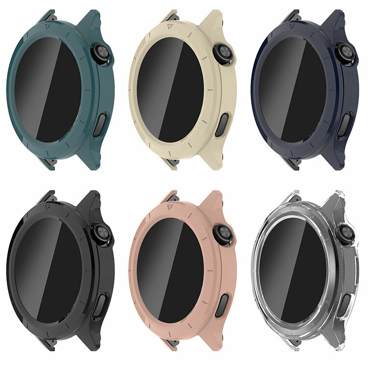 Xiaomi Watch S4 ケース カバー 液晶面強化ガラス 全面保護 液晶保護ケース 単色/クリア フィルム一体 ハードケース 小米 シャオミ ウォッチ S4 シャオミー